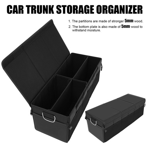 Trunk organizer storage bin - trunk,